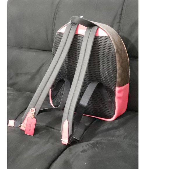 NWT Coach charlie medium backpack signature - Picture 5 of 8
